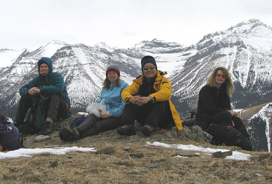 That's a big cookie sticking out of Dan's mouth!