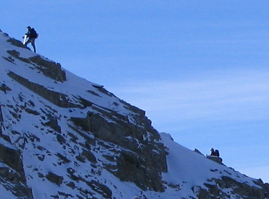 They took Bob Spirko's ascent route...mostly.