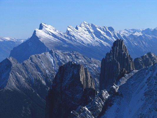 Mount Norquay is also visible in the middle foreground.