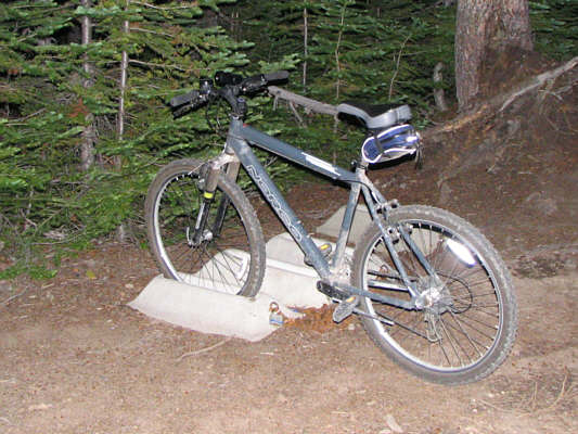 I didn't even bother locking it!