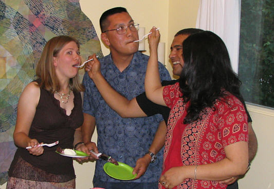 This is a traditional East Indian custom.