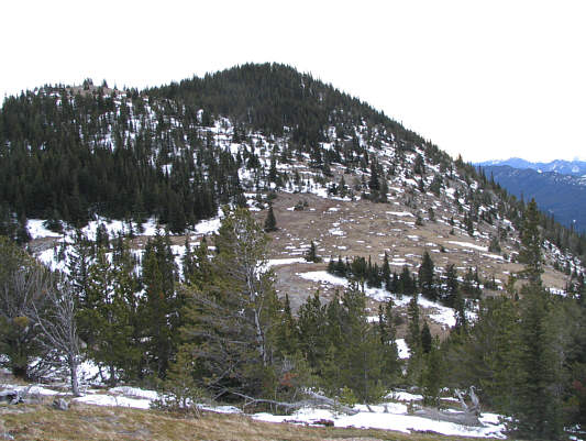 The reason I climbed partway up the connecting ridge to Holy Cross Mountain was that I wasn't sure this was actually Gunnery Mountain.