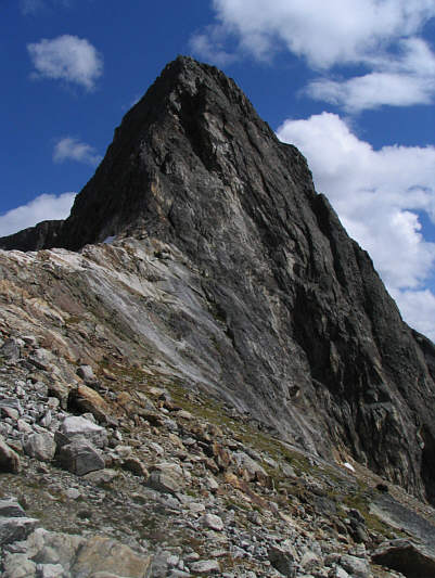 Dang. I shoulda gone 'round the other side and scrambled up this thing!