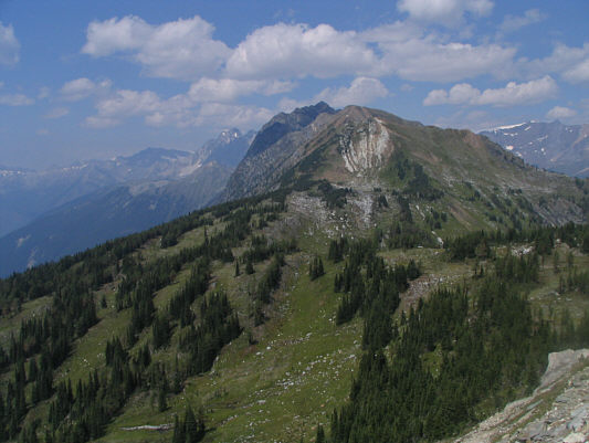 Although hard to see here, there were lots of people scattered all over the pass environs on this day.