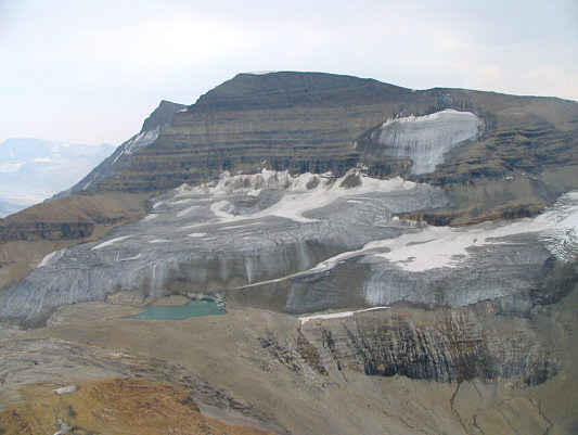 From this angle, the summit looks about as sharp as George "Dubya"!