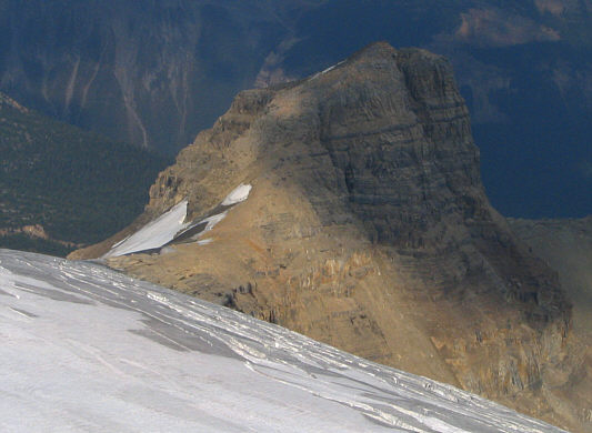 I definitely haven't had much luck with the weather on all these Little Yoho Kane peaks.