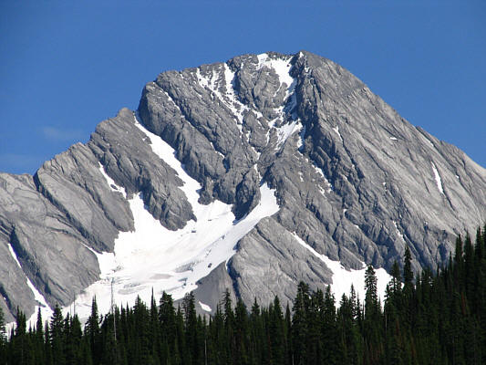 Mount Sir Douglas looks a little different from this angle.