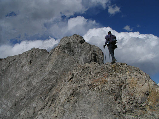 The wind really made the interesting bits even more interesting!