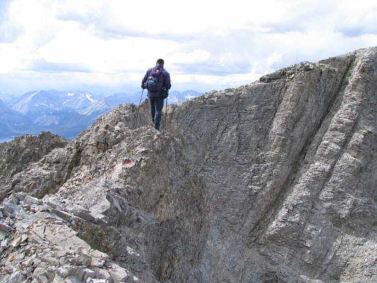 There's a tricky notch just beyond me in the photo.