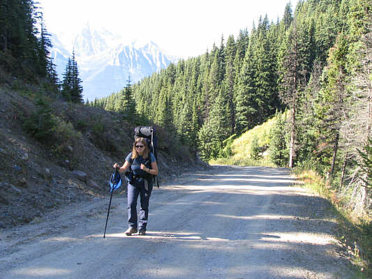 Walking up this road sucks.