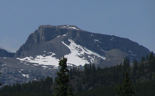 This is looking up of course from the *legal* trailhead parking lot! :-)