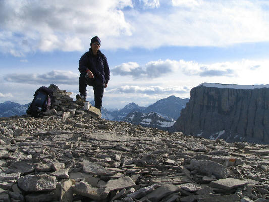 The original register and PVC pipe were also tucked in the cairn.