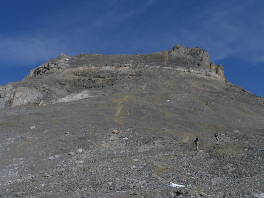 Further up, it's better to get off the beaten path and pick your own way.