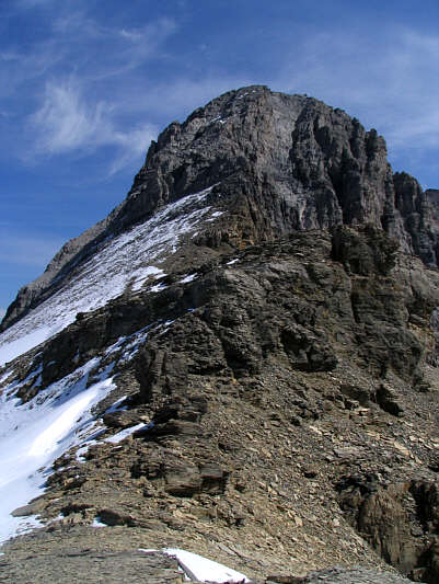 The few snow patches here and there were not a factor on this day.
