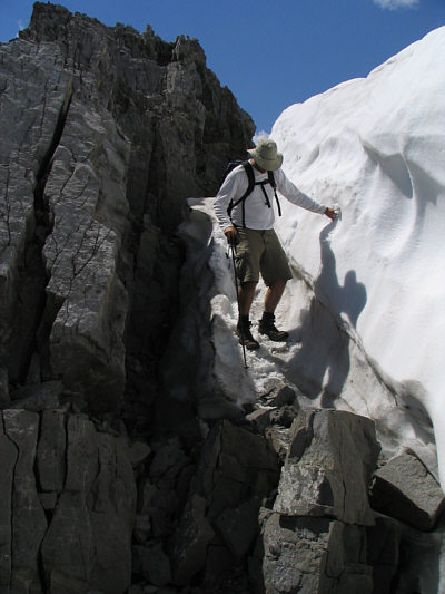 Dave peed on this glacier! Hee hee!