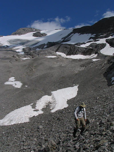 No serious issues for the rest of the descent...at least to our backpacks!