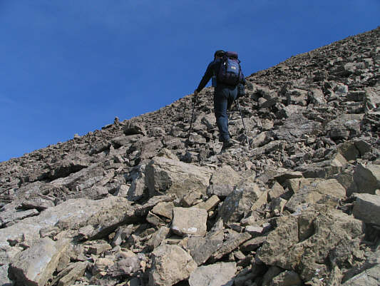 There were lots of cairns all over the place!