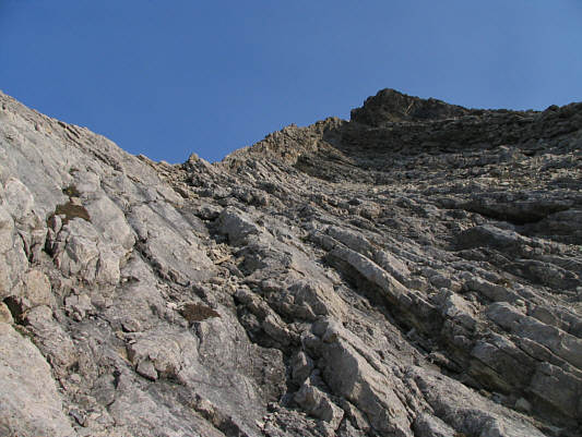 Not a route that I would really recommend, especially late in the day!