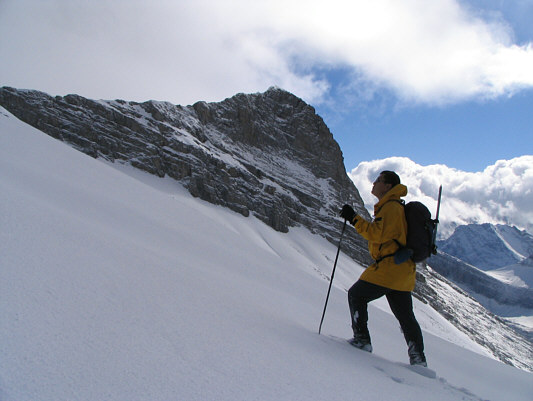 Snow conditions were ideal here.