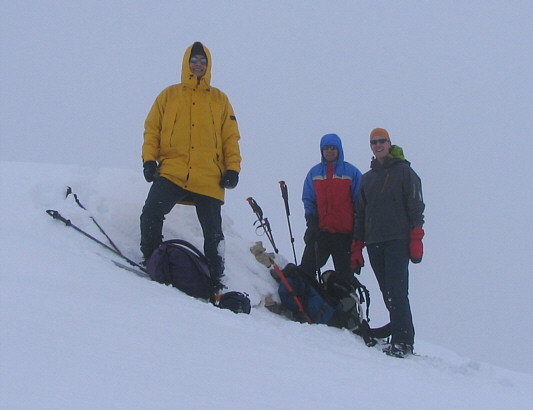 About 5.5 hours from the car (a little less for Vern and Kelly).