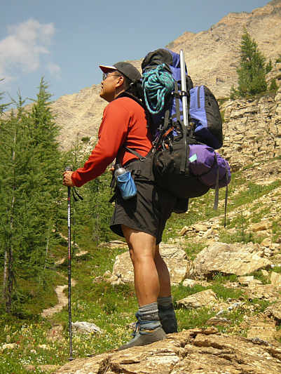 That rope is bloody heavy!