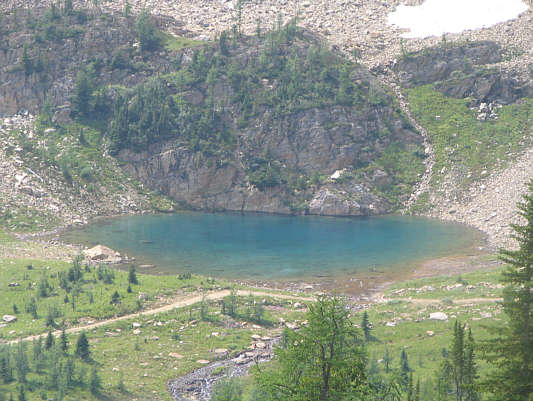 This trailhead would be a really nice place to camp.  There's even an outhouse nearby.