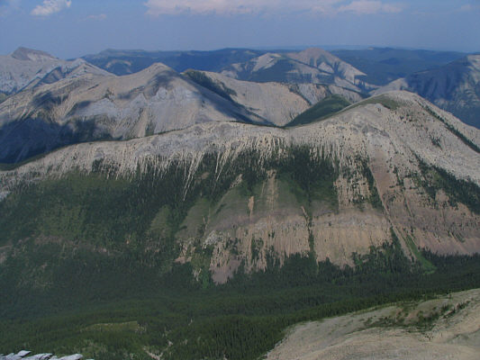 I spotted a lot of people at the top of Sulphur Ridge. I wondered if they could see me.