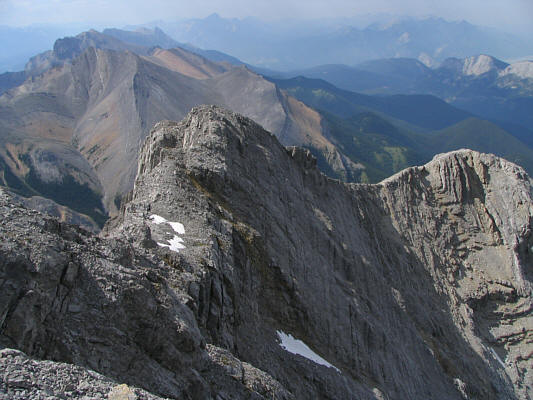 This mountain is quite popular with the locals from Hinton, Alberta.