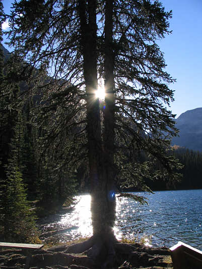Some benches here make this a nice spot for a break.