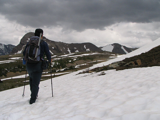 The snow was generally good for walking.
