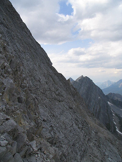 This is one of only two photos I took while ascending the face.
