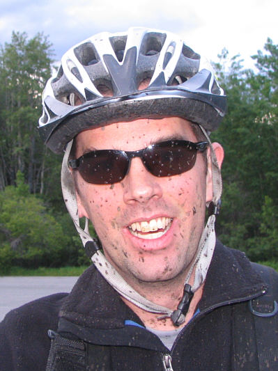 Dave, here's mud in your eye (and nose and mouth)!