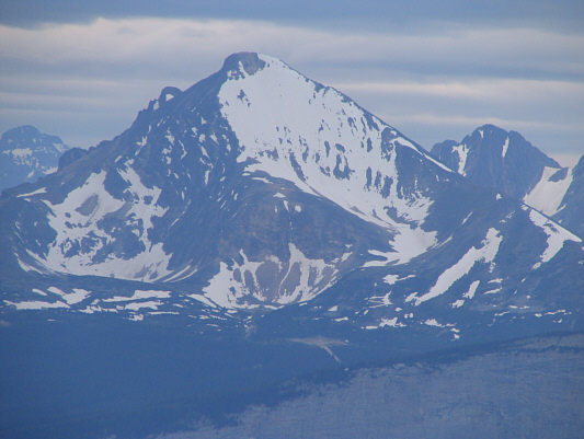 Even the clearing at the end of the road is visible!