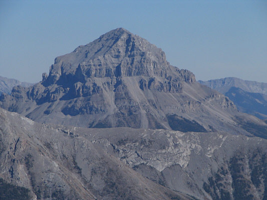 Hard to believe that the scramble route goes up this side!