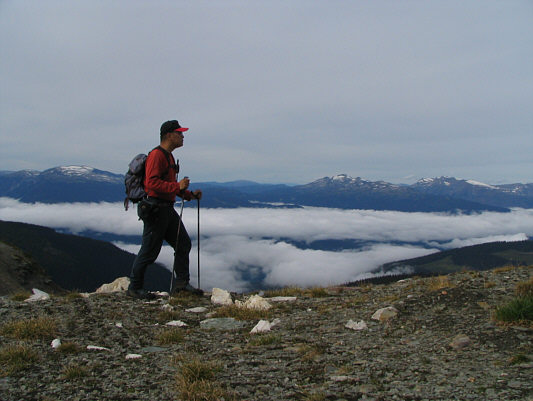 The real Keystone Basin is beyond this col.