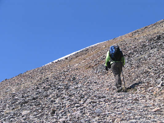 I was dying on this slope and just could not keep up with my wife!