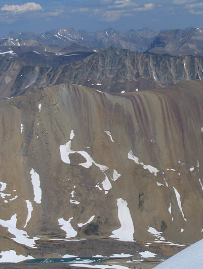 The area in front of the ridge is still part of Banff National Park.