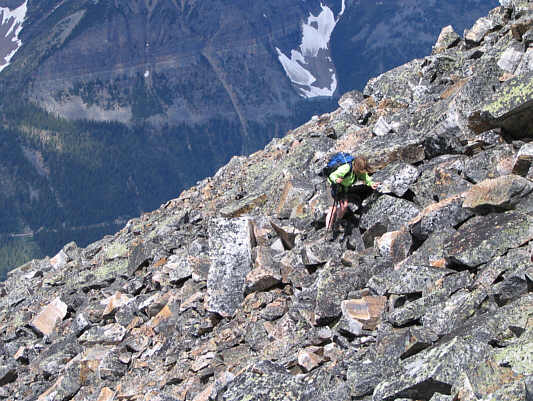 Some of these rocks were rather slippery.