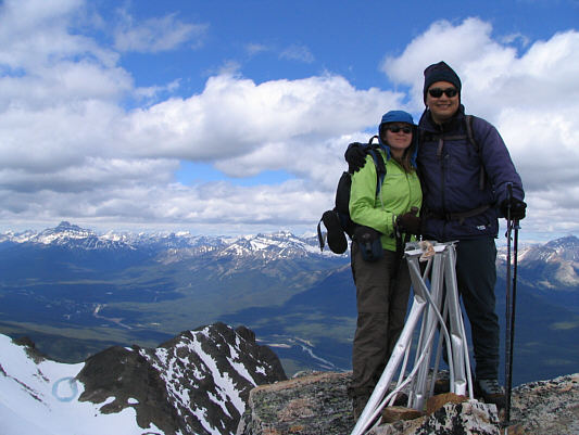 That survey stand has seen better days!