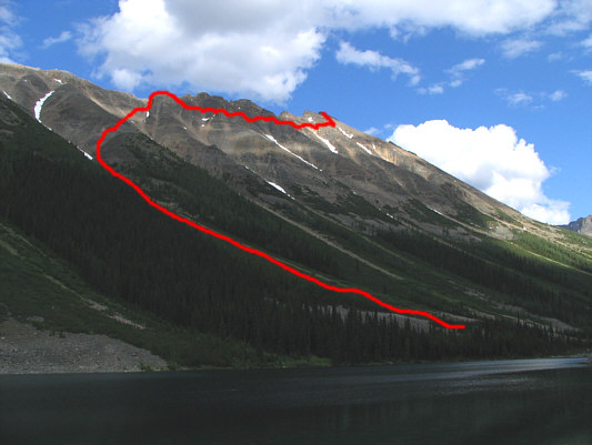 Might have been quicker just to go straight to Taylor Pass and turn left!