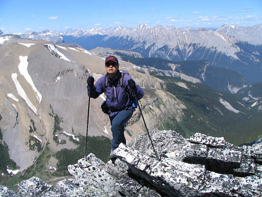 I'm about 12 minutes from the summit here.