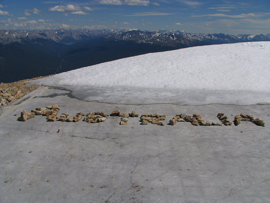Makes me wanna go climb Mount Kosciuszko and print "Canada" in rocks up on that summit!