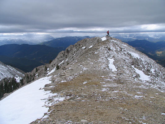 According to Linda's GPS, the south bump is about a metre higher than the north bump.