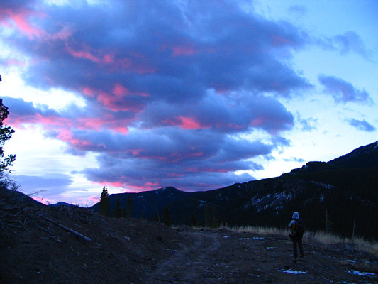 Those clouds are moving pretty darn quick!