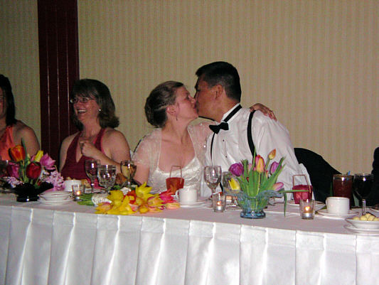 A haiku or limerick was required before we would kiss!