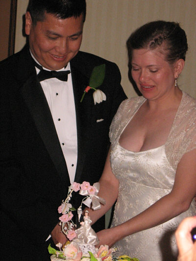 How big of a slice would you like, honey?