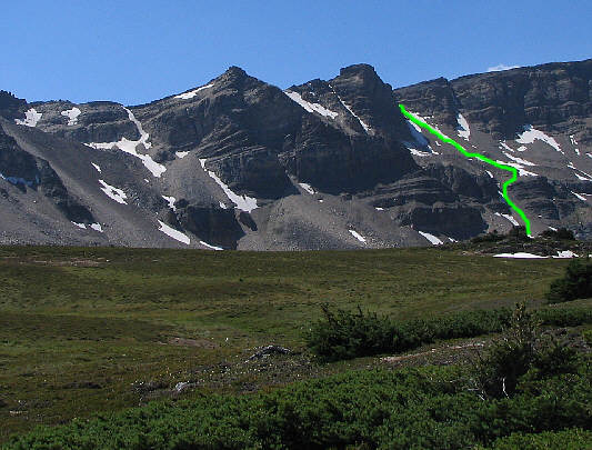 I'd like to know who first came up with the insane idea to go over Quartzite Col with a full backpack...