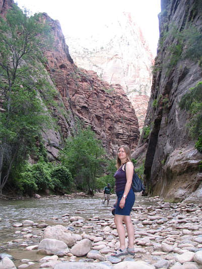 Bring some water socks if you want to continue up the river.