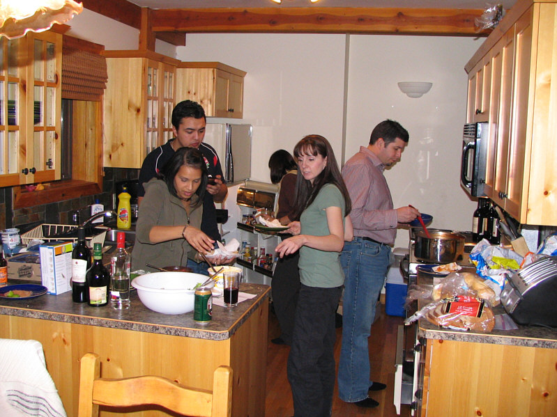 Kitchen wasn't as big as last year's...