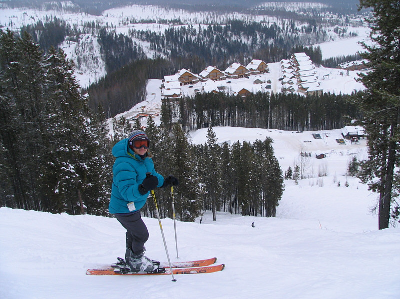 This is actually a black diamond run!